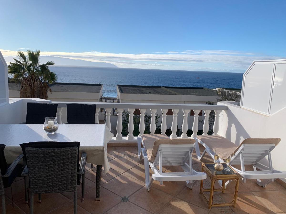 Ocean Pearl, Luxurioeses Haus, Meerblick, Grosse Sonnenterrasse, Teneriffa Sued, Los Gigantes, 600M Zum Strand, 200M Zum Ort, Ruhig Acantilado de los Gigantes Zewnętrze zdjęcie