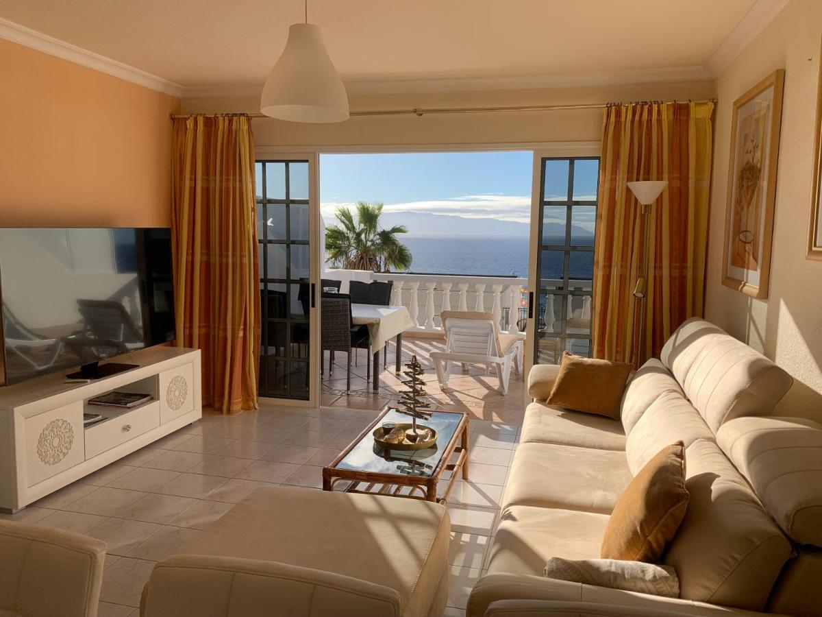 Ocean Pearl, Luxurioeses Haus, Meerblick, Grosse Sonnenterrasse, Teneriffa Sued, Los Gigantes, 600M Zum Strand, 200M Zum Ort, Ruhig Acantilado de los Gigantes Zewnętrze zdjęcie