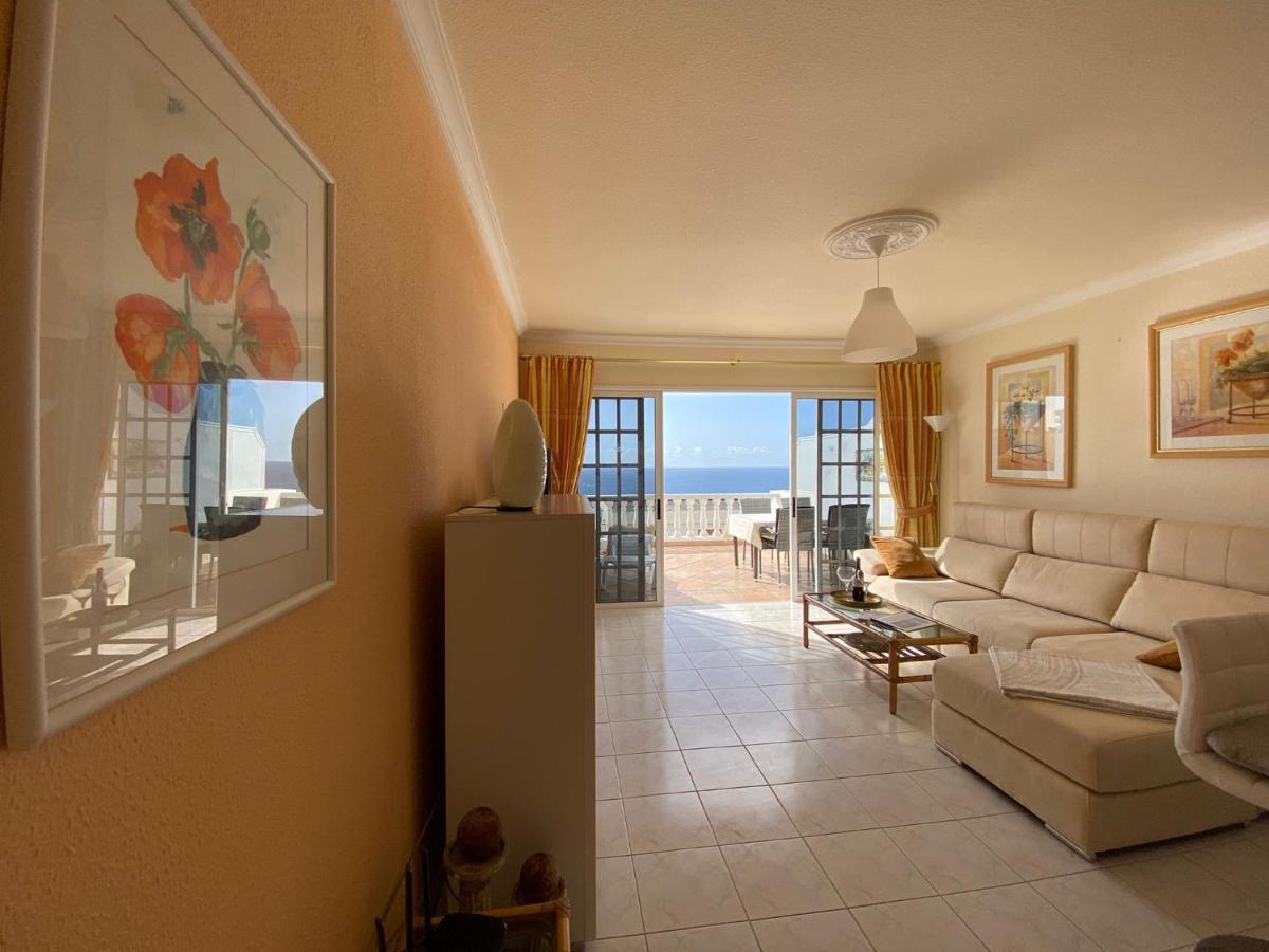 Ocean Pearl, Luxurioeses Haus, Meerblick, Grosse Sonnenterrasse, Teneriffa Sued, Los Gigantes, 600M Zum Strand, 200M Zum Ort, Ruhig Acantilado de los Gigantes Zewnętrze zdjęcie
